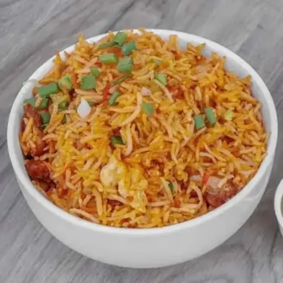 Egg Schezwan Rice