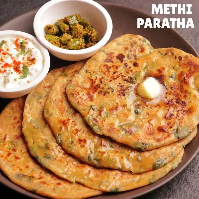 Methi Butter Paratha