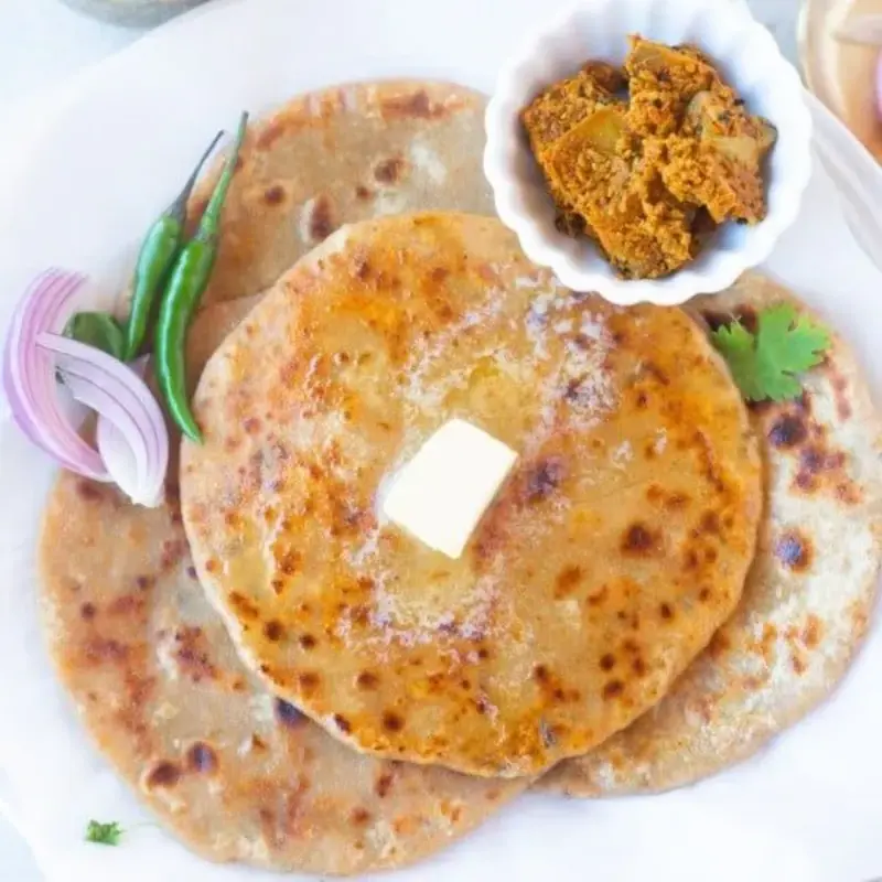 Mint Butter Paratha