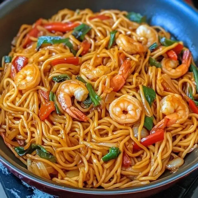 prawn schezwan fried Noodles